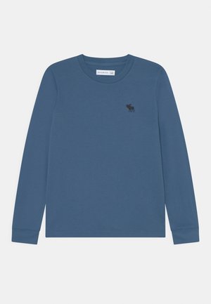 BASIC TEE - Ilgarankovis viršutinės dalies drabužis - blue texture