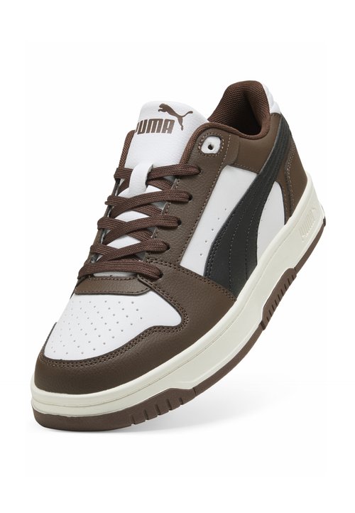 PUMA REBOUND SLAM LO UNISEX - Trainers - chestnut brown- black- white — photo 5