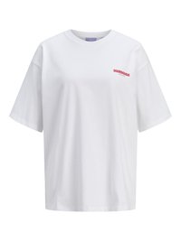 JXMILLOW LOOSE TEE - Print T-shirt - bright white