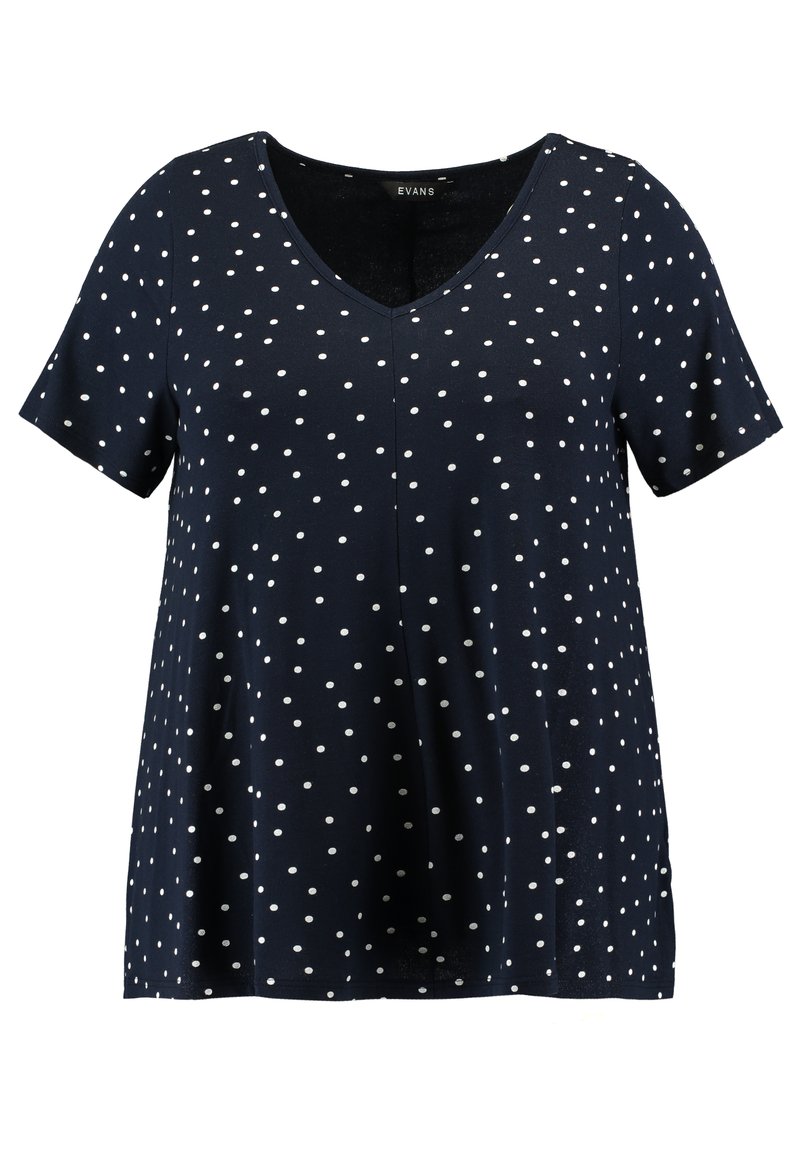 Evans T-shirt print donkerblauw Evans T-shirt print donkerblauw