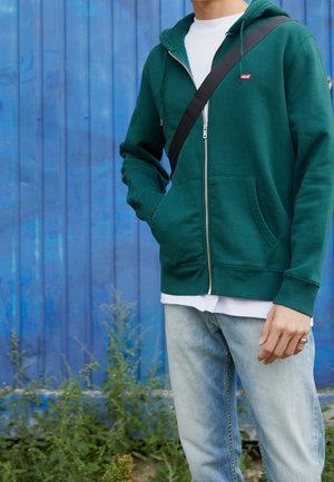 Levi's® Felpa con zip - dark green