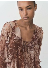 Mango BUTCHER - Bluse - brown
