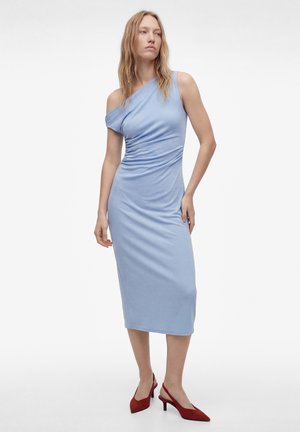 Koton, ASYMMETRICAL MAXI DRESS . - Robe longue - blue
