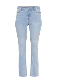 Unselected, light blue washed denim
