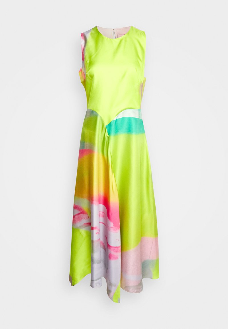 Roksanda Cocktailjurk neongeel