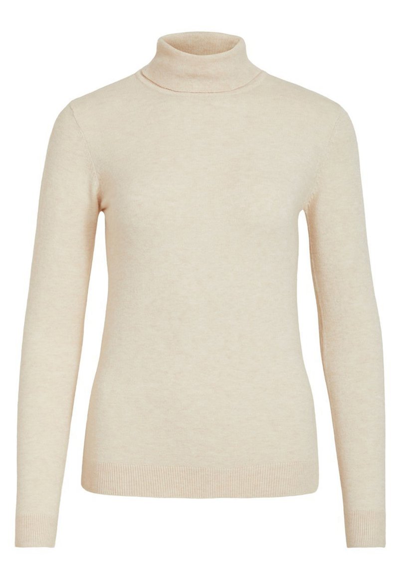 Object OBJTHESS ROLLNECK - Strikkegenser - sandshell/sand - Zalando.no