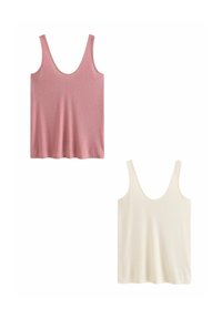 SCOOP NECK SLOUCH 2 PACK-REGULAR FIT - Top - pink cream