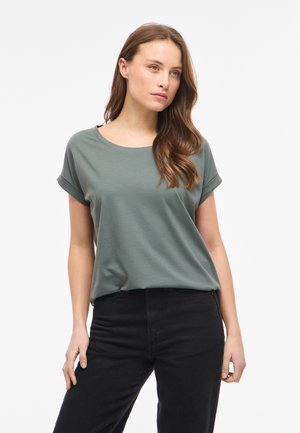 VILA, VIDREAMERS NEW PURE T-SHIRT-NOOS - T-shirt basic - balsam green