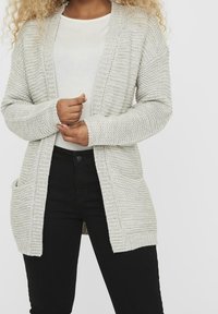 Vero Moda Kardigan - mottled light grey