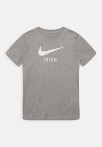 dk grey heather/white