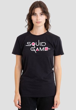 SQUID GAME LOGO - Print T-shirt - black
