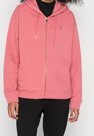 Mikina na zip - pink