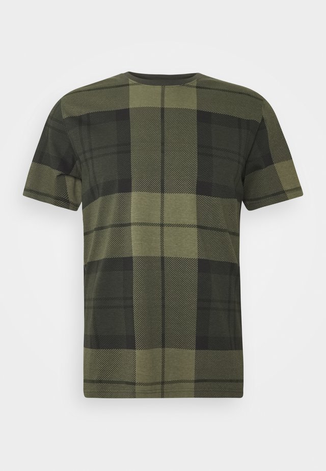 TARTAN TEE - T-shirt print - forest