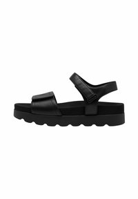 Keilsandalette - black