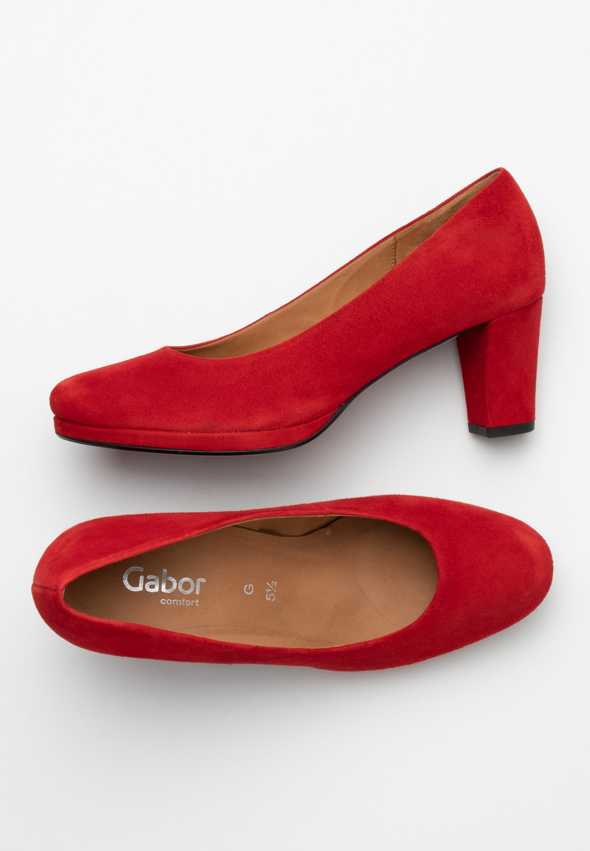 Gabor Comfort Zapatos de plataforma red/rojo (Segunda mano