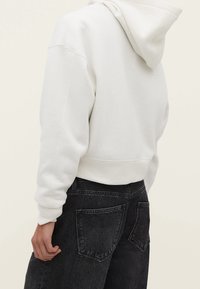Stradivarius Felpa con cappuccio - off-white