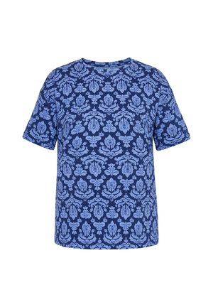 Studio Untold, T-SHIRT, OVERSIZE SHAPE, PAISLEYS - T-shirt con stampa - navy