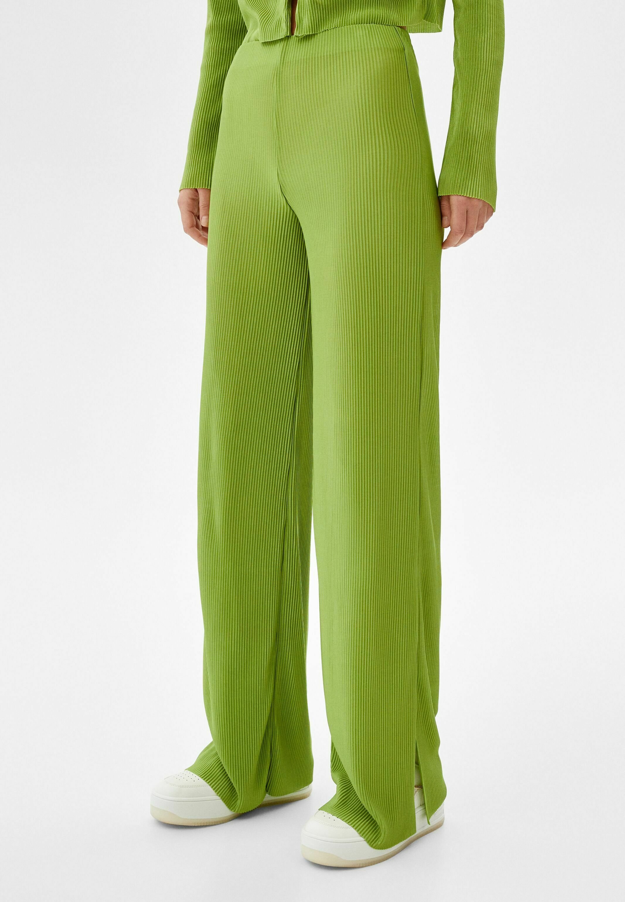 Bershka Broek - green/Groen - Zalando.be