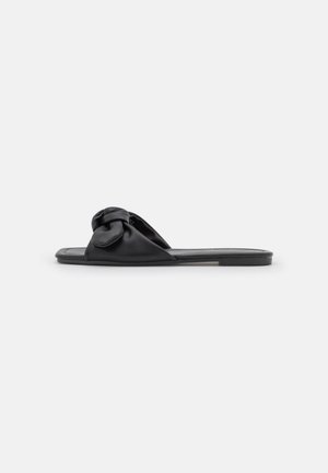 ONLY SHOES ONLMILLIE BOW - Sandalias planas - black