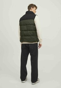 Jack & Jones ETOBY COLLAR SN - Waistcoat - rosin