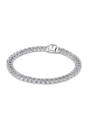 PAVÉ CUBAN CHAIN  - Armband - silver coloured