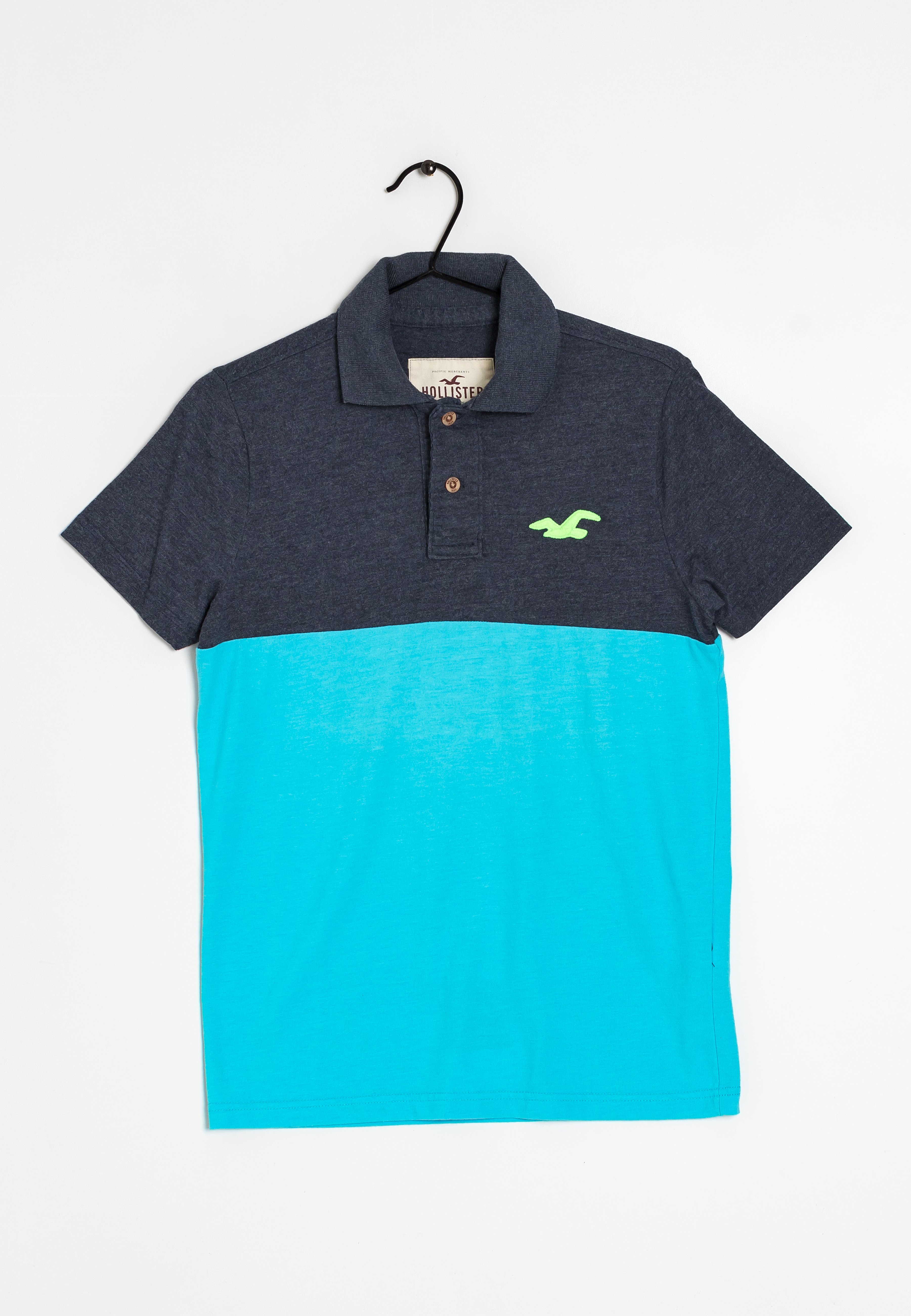 Hollister Co. Polo shirt - Blue/blue 