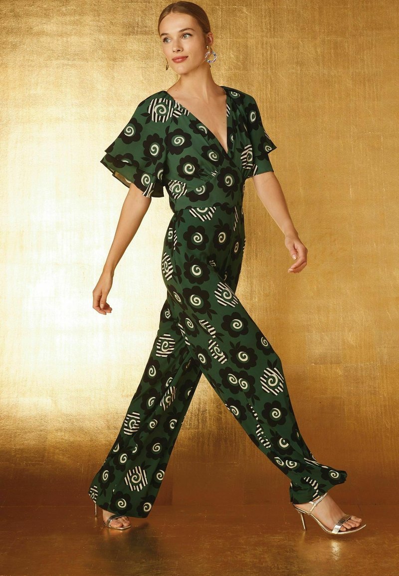 Next FLUTE SLEEVE Jumpsuit green/groen Zalando.nl