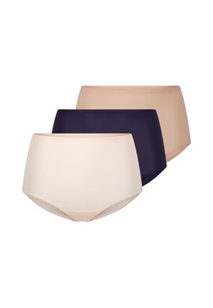 3ER PACK - SOFT STRETCH - Shorty - golden beige   marine   nude