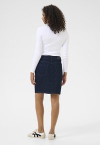 Kaffe ELOISE  - Džinsinis sijonas - dark blue denim