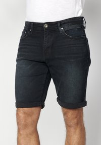 Koroshi BERMUDA COWBOY STRECTH REGULAR FIT - Džinsa auduma šorti - azul osc  dark blue