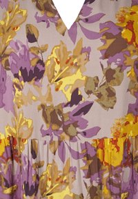 Zizzi LANGÄRMELIGE MIT BLUMENDRUCK - Tunika - purple flower