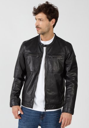 JCC Leren jas - black