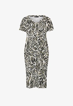 Yours Clothing, WOMEN'S MIDI DRESSES - Jerseyjurk - natural