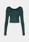 ONPJAIA LIFE CROP SEAM TOP - Topper langermet - scarab