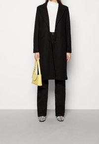 VILA Cappotto classico - black