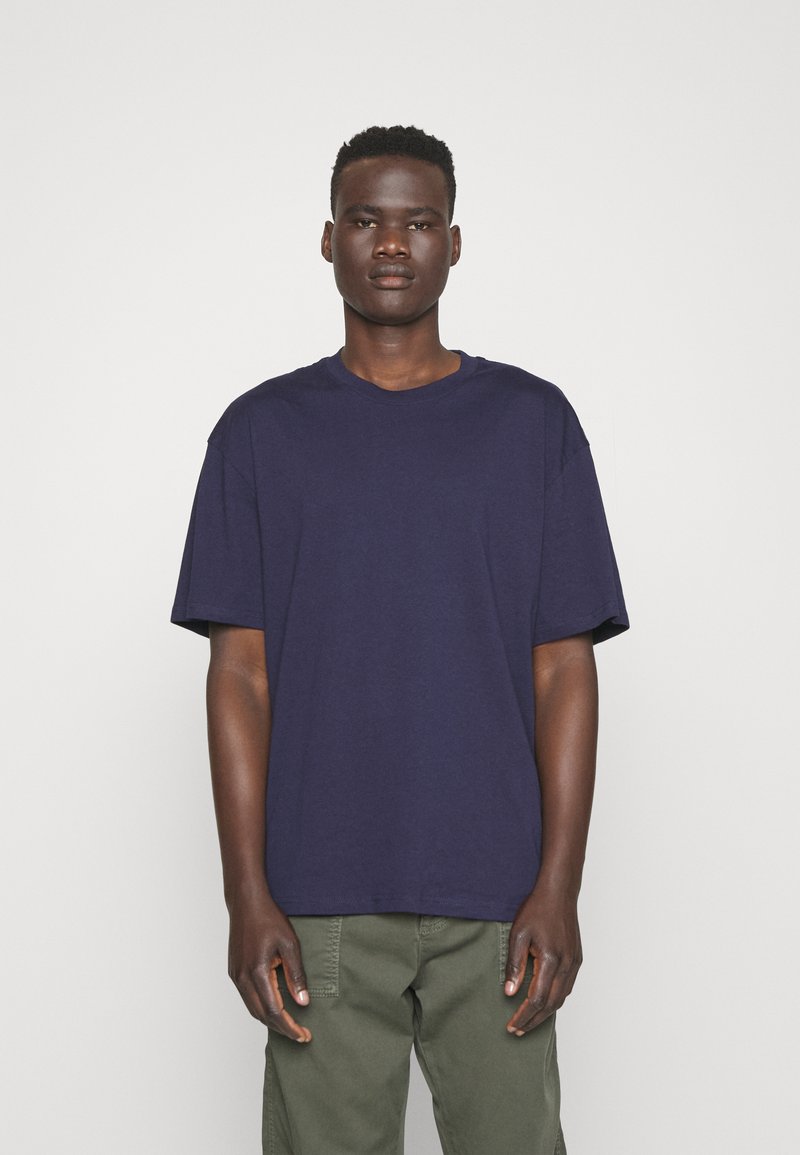 River Island Seconde main T-shirt basique - dark blue