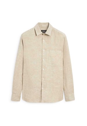 Massimo Dutti REGULAR FIT - Camicia - beige