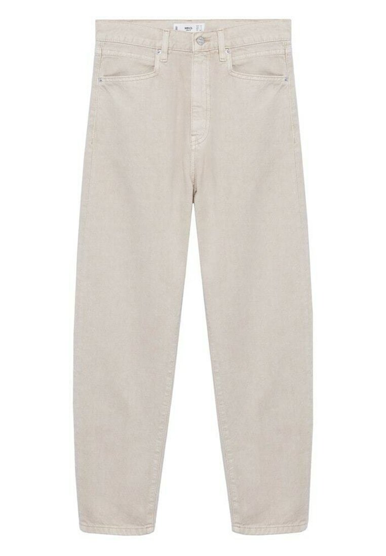 Mango Relaxed fit jeans lichtgrijs