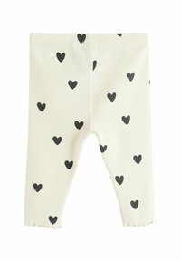 Next REGULAR FIT-2 PIECE FRILL SET - Tamprės – kelnės - black  white heart print