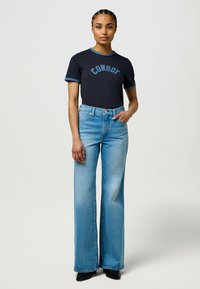Wrangler RINGER - Camiseta estampada - navy