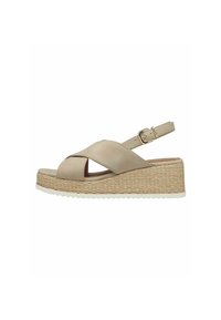Tamaris - Platform sandals - tan Thumbnail Image 1