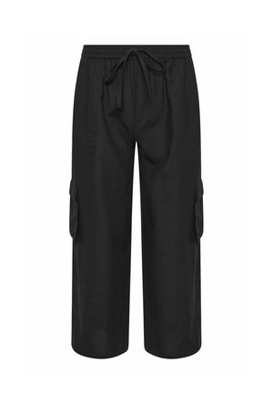 Pixie Girl, PETITE WIDE LEG TROUSERS - Pantalon cargo - black