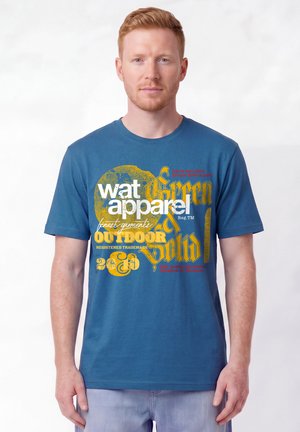 watapparel, LIMITED EDITION LOGO PRINT 02 UNISEX - Print T-shirt - mindful blue