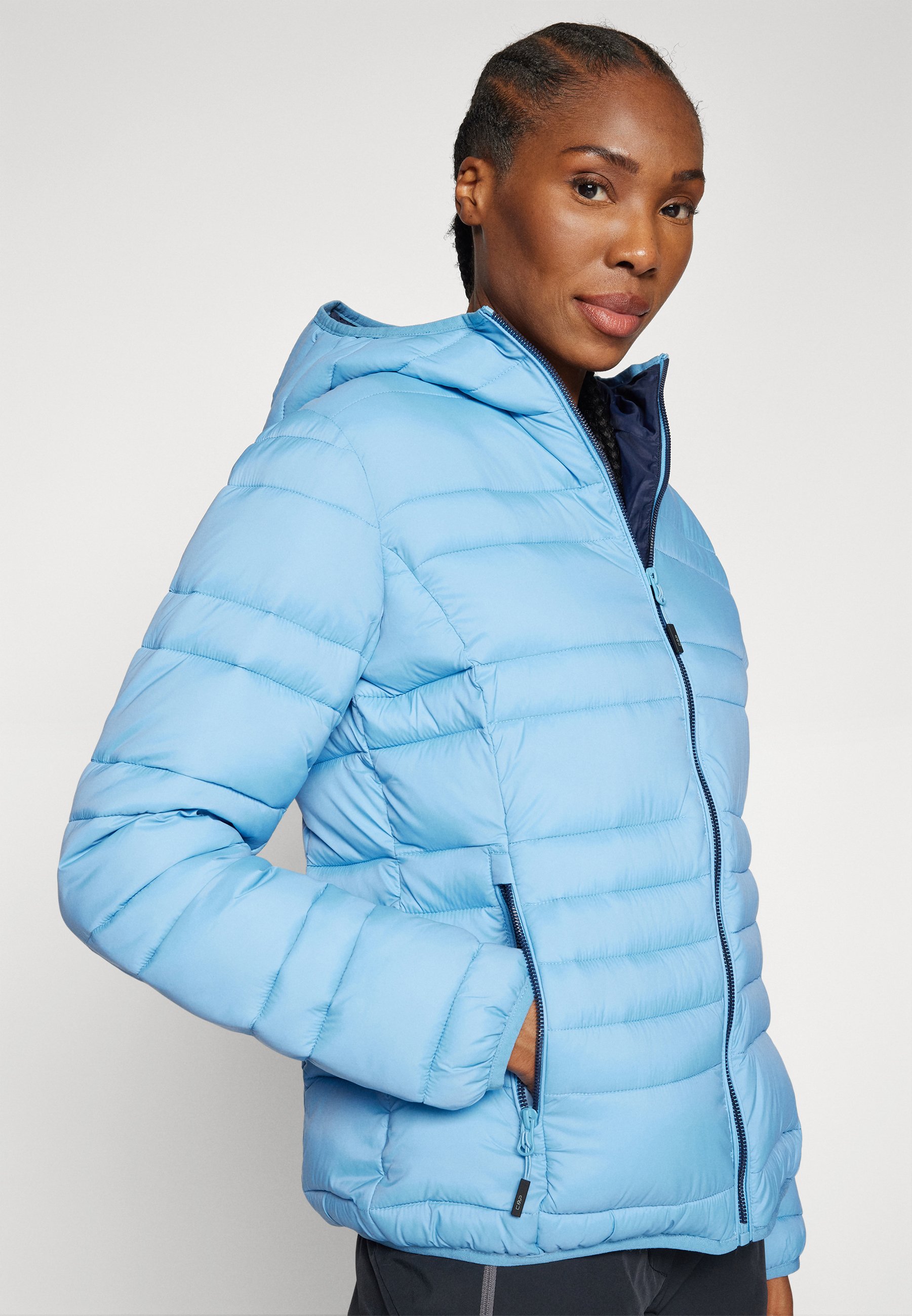 ジャケット ICEBERG Woman Jacket Blue ZN106805 6479 Cmp - Woman Jacket Fix Hood, Woman, Deep Lake, 44