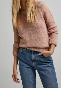 Pieces Stickad tröja - light pink