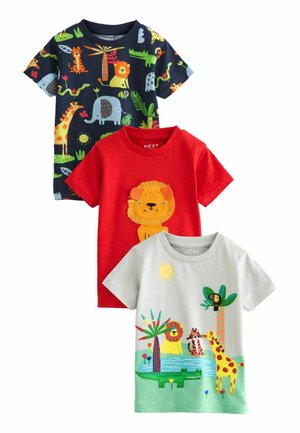SHORT SLEEVE CHARACTER 3 PACK STANDARD - Trükipildiga T-särk - red grey