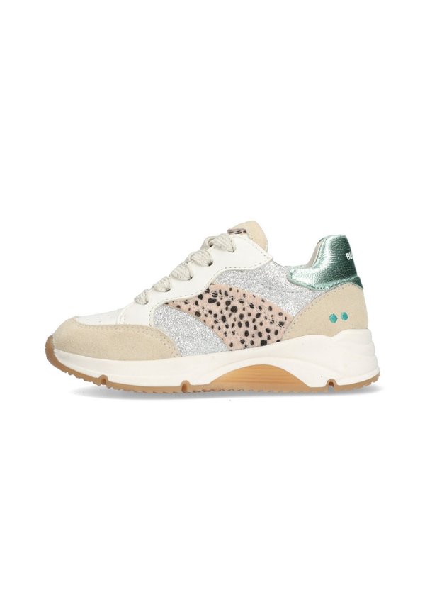 Lauflernschuh – zilver beige groen