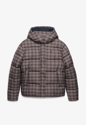 Superdry & Co, SUPERDRY PREMIUM PRINTED CHECK PUFFER JACKET.. - Winterjas - chestnut brown check
