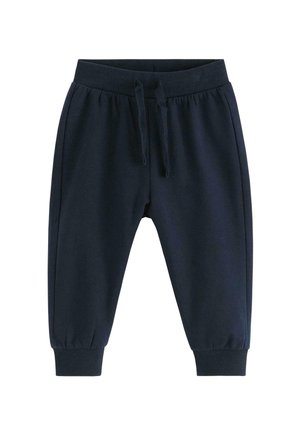 WITH BRUSHED INSIDE  - Tygbyxor - dark navy