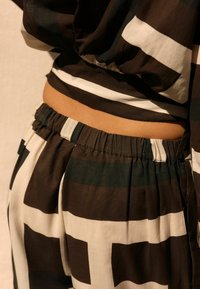Next CO-ORD - Pantalon classique - brown abstract